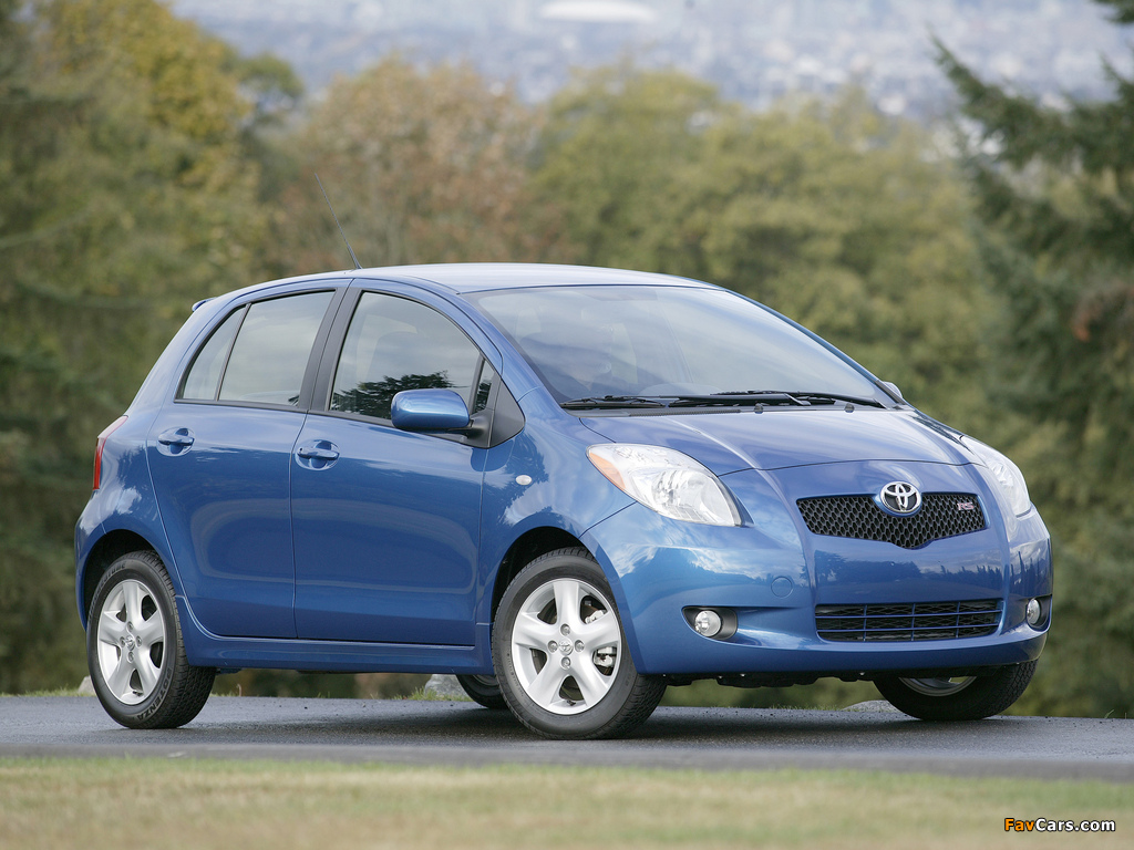 Images of Toyota Yaris RS 5-door 2008–09 (1024 x 768)