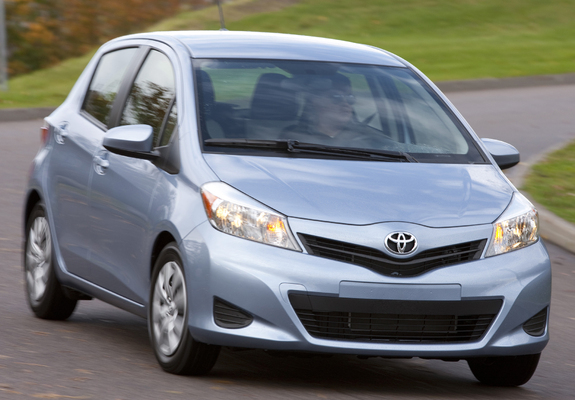 Images of Toyota Yaris LE 5-door US-spec 2011