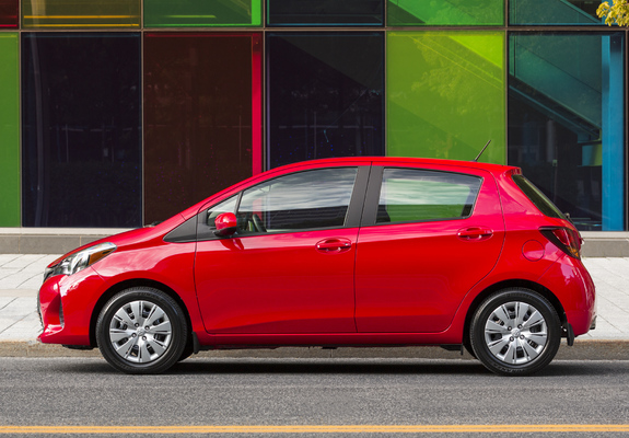 Images of 2015 Toyota Yaris LE 5-door US-spec 2014