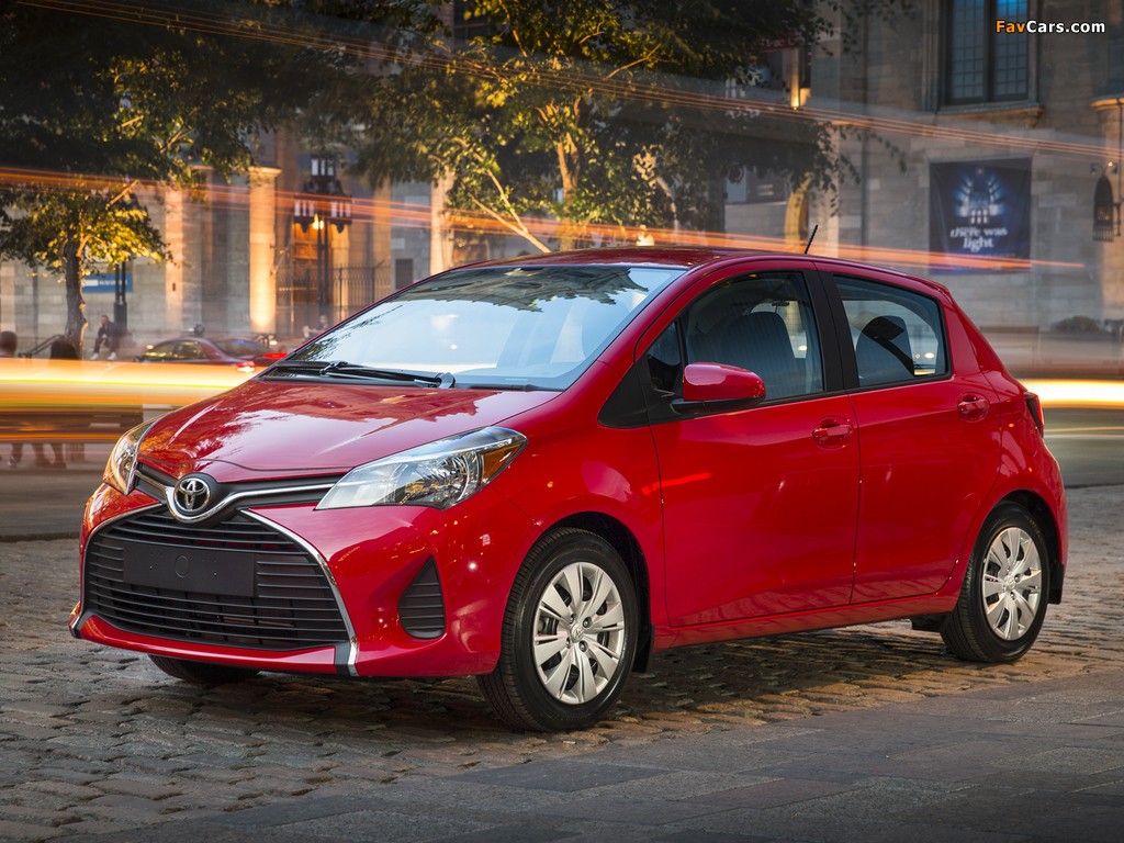 Images of 2015 Toyota Yaris LE 5-door US-spec 2014 (1024 x 768)