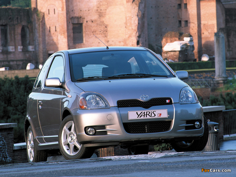 Photos of Toyota Yaris T-Sport 2001–03 (800 x 600)