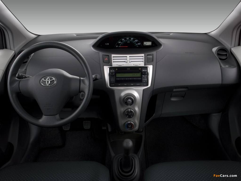Photos of Toyota Yaris 3-door US-spec 2005–09 (1024 x 768)