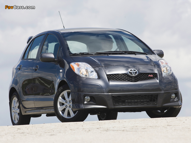 Photos of Toyota Yaris RS 5-door 2008–09 (640 x 480)