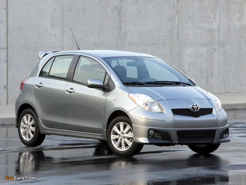 Photos of Toyota Yaris S 5-door 2008–09 (800 x 600)