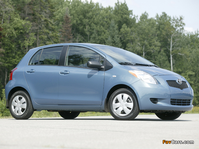 Photos of Toyota Yaris 5-door US-spec 2008–09 (640 x 480)