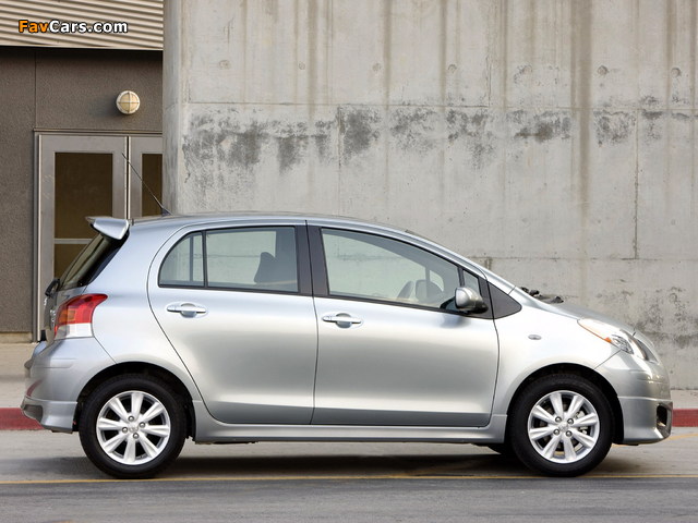 Photos of Toyota Yaris S 5-door 2008–09 (640 x 480)