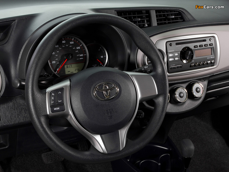 Photos of Toyota Yaris LE 3-door US-spec 2011 (800 x 600)