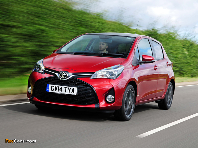 Photos of Toyota Yaris 5-door UK-spec 2014 (640 x 480)