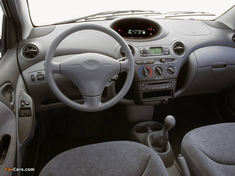 Pictures of Toyota Yaris 5-door 1999–2003 (800 x 600)