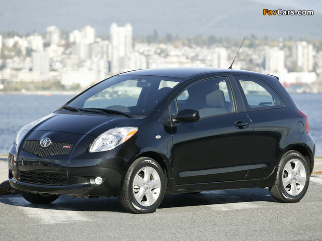 Pictures of Toyota Yaris RS 3-door 2006–09 (640 x 480)