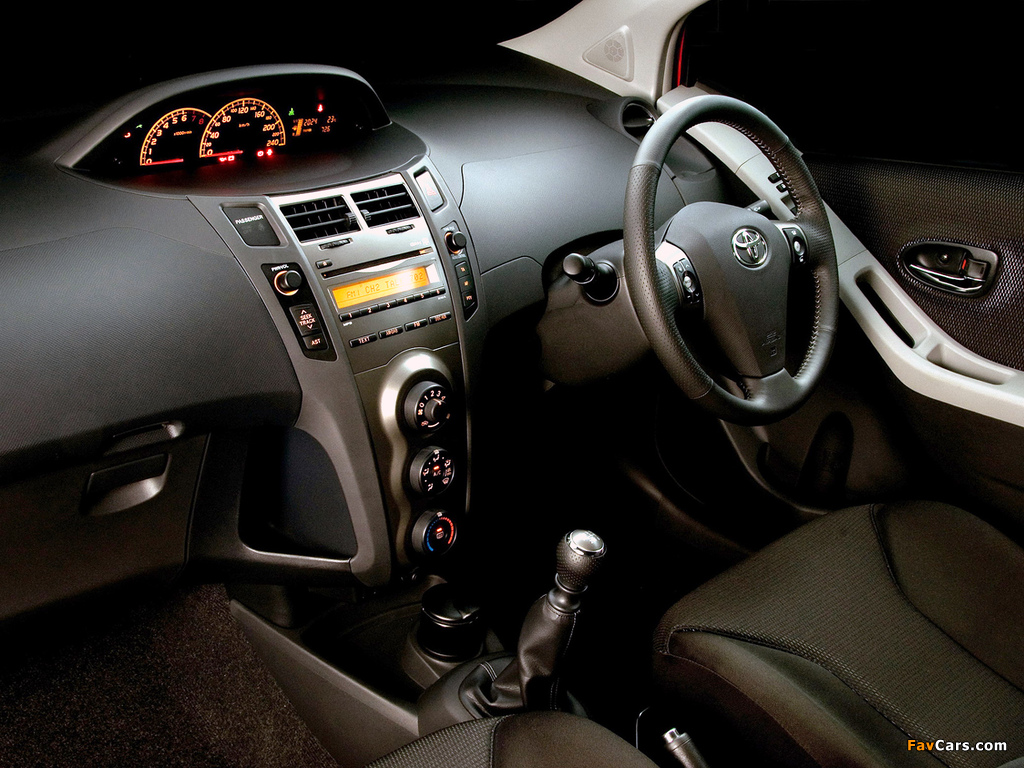 Pictures of Toyota Yaris T-Sport 3-door ZA-spec 2007–09 (1024 x 768)