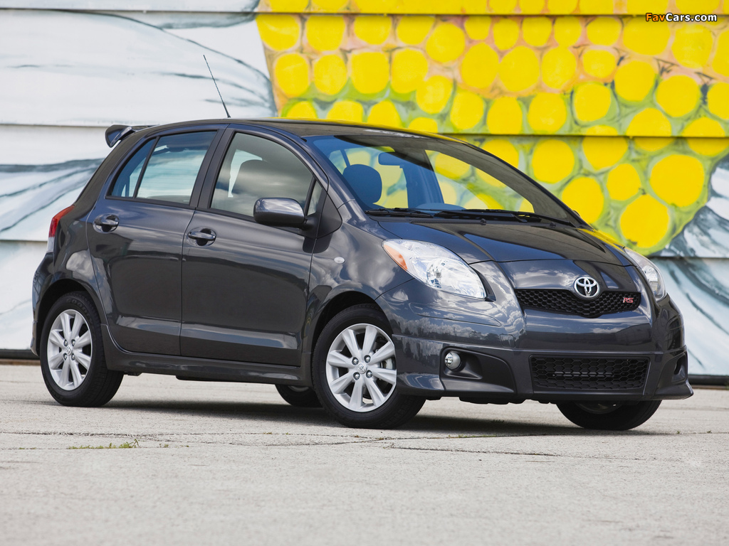 Pictures of Toyota Yaris RS 5-door 2008–09 (1024 x 768)