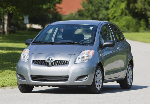 Pictures of Toyota Yaris 3-door US-spec 2009–11