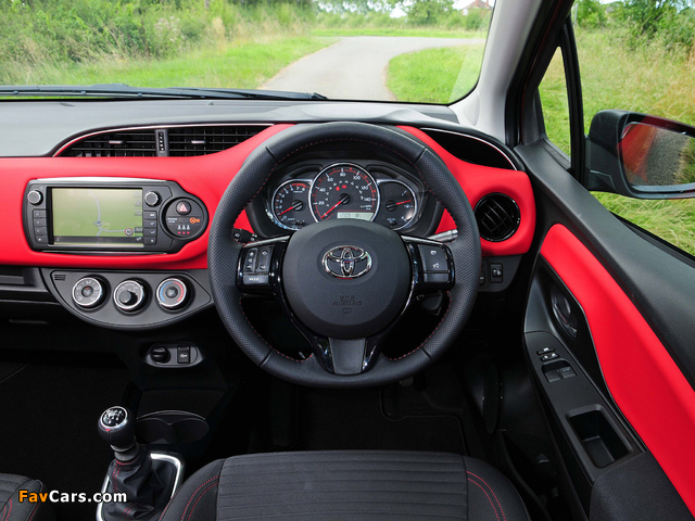Pictures of Toyota Yaris 5-door UK-spec 2014 (640 x 480)