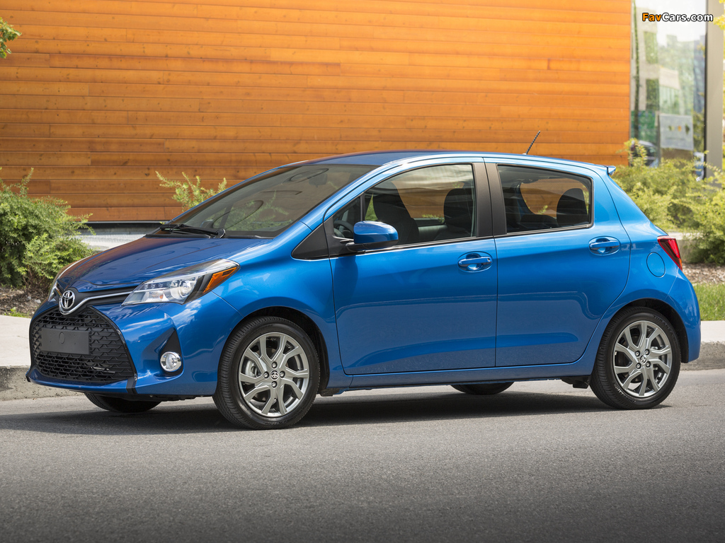 Pictures of 2015 Toyota Yaris SE 5-door US-spec 2014 (1024 x 768)