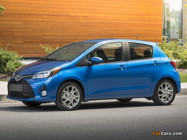 Pictures of 2015 Toyota Yaris SE 5-door US-spec 2014 (640 x 480)