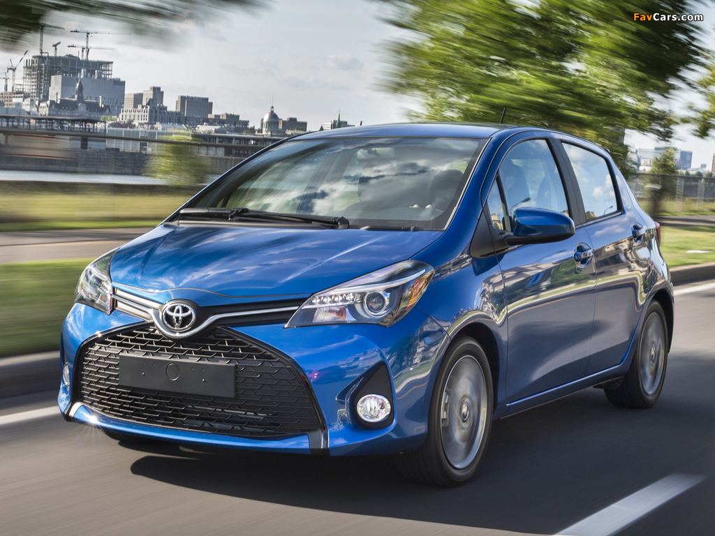 Pictures of 2015 Toyota Yaris SE 5-door US-spec 2014 (1024 x 768)