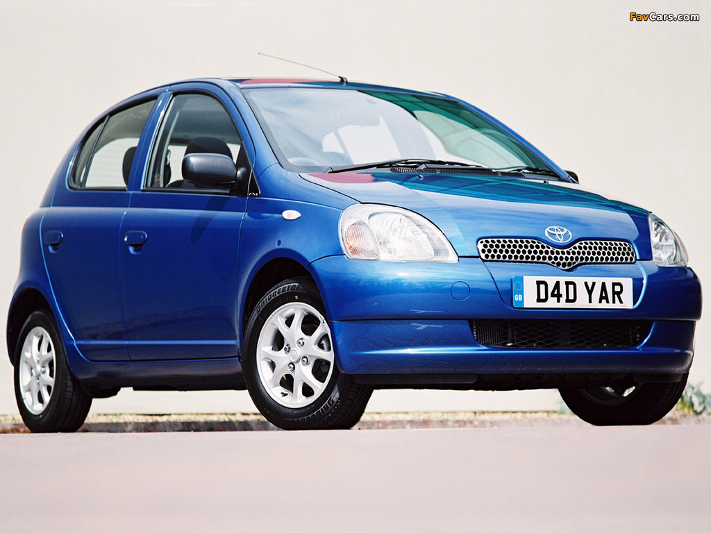 Toyota Yaris 5-door UK-spec 1999–2003 pictures (1024 x 768)