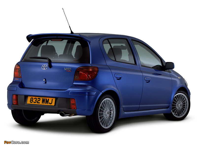 Toyota Yaris Turbo 2003–05 wallpapers (800 x 600)