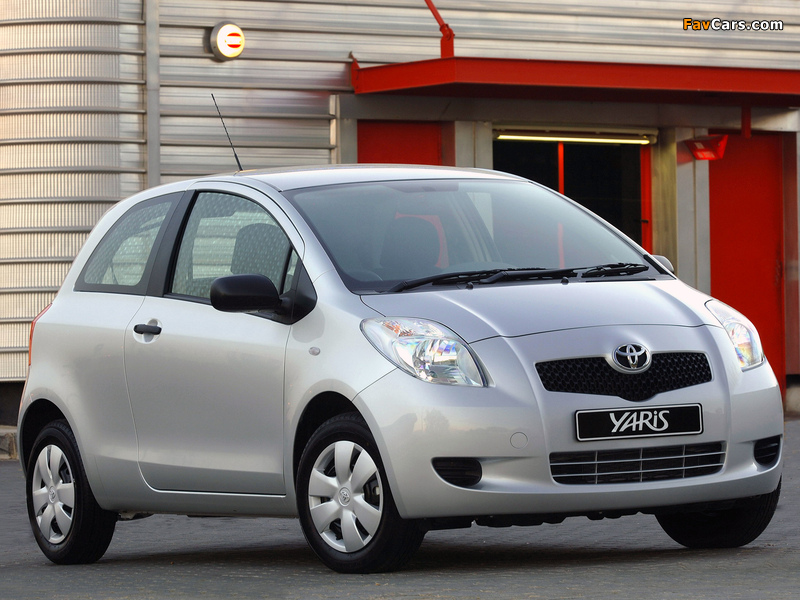 Toyota Yaris T1 3-door ZA-spec 2005–09 images (800 x 600)