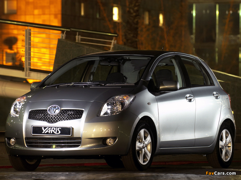 Toyota Yaris 5-door ZA-spec 2005–09 photos (800 x 600)