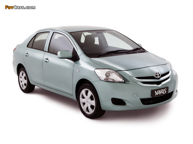 Toyota Yaris Sedan AU-spec 2006 images (640 x 480)