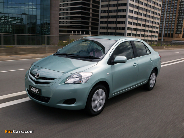 Toyota Yaris Sedan AU-spec 2006 images (640 x 480)