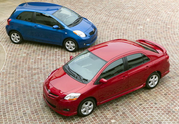 Toyota Yaris S Sedan & Yaris 3-door US-spec 2006 photos