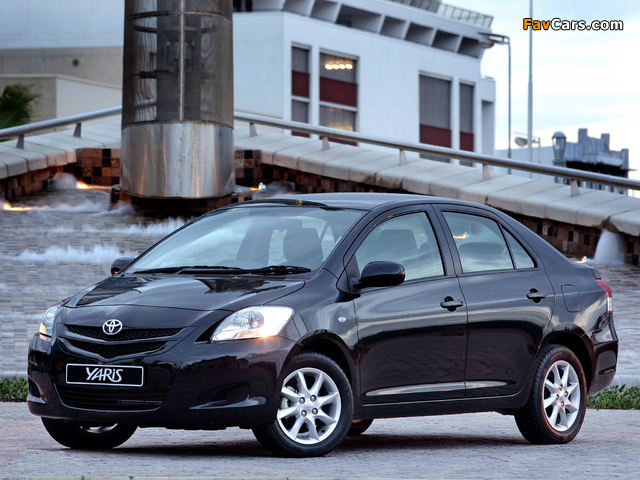 Toyota Yaris RF Sedan ZA-spec 2006 photos (640 x 480)