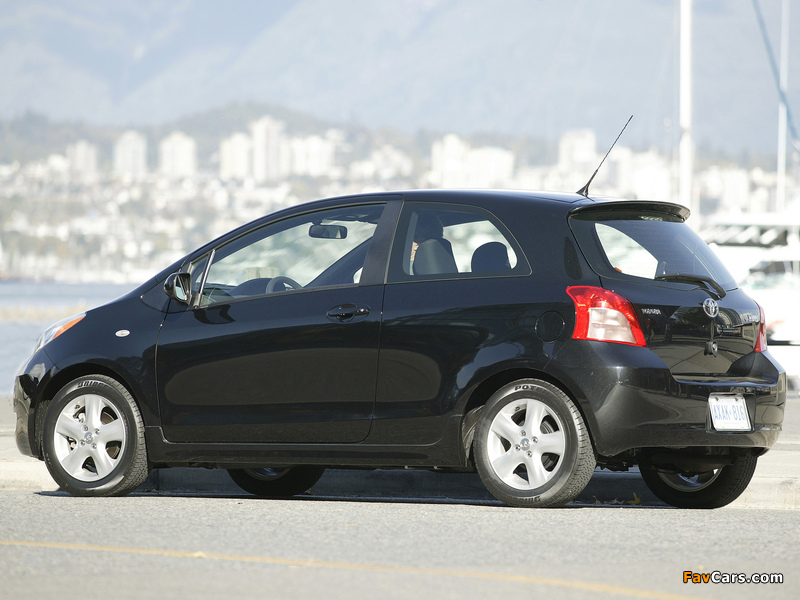 Toyota Yaris RS 3-door 2006–09 photos (800 x 600)