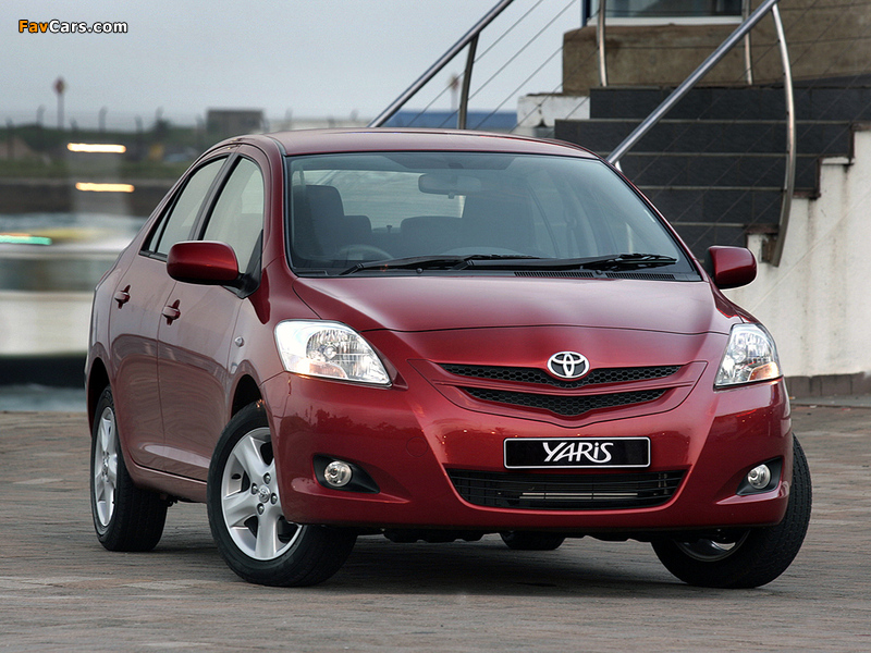 Toyota Yaris Spirit Sedan ZA-spec 2006 pictures (800 x 600)