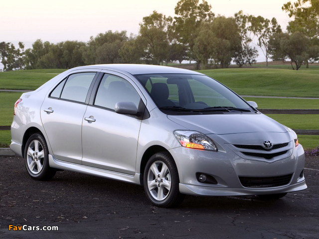 Toyota Yaris S Sedan 2006 wallpapers (640 x 480)