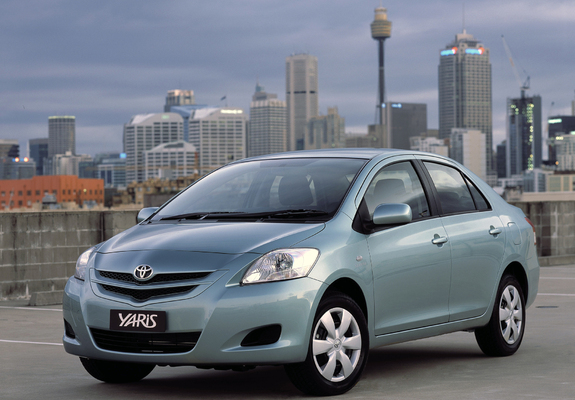 Toyota Yaris Sedan AU-spec 2006 wallpapers