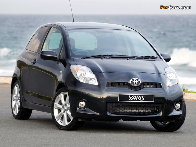 Toyota Yaris T-Sport 3-door ZA-spec 2007–09 images (640 x 480)