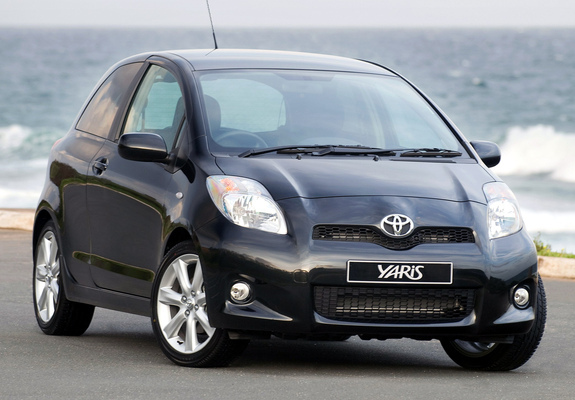 Toyota Yaris T-Sport 3-door ZA-spec 2007–09 images