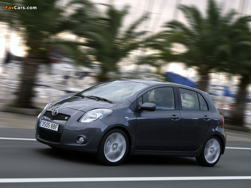 Toyota Yaris T-Sport 5-door 2007–09 photos (800 x 600)