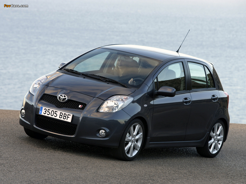 Toyota Yaris T-Sport 5-door 2007–09 wallpapers (1024 x 768)