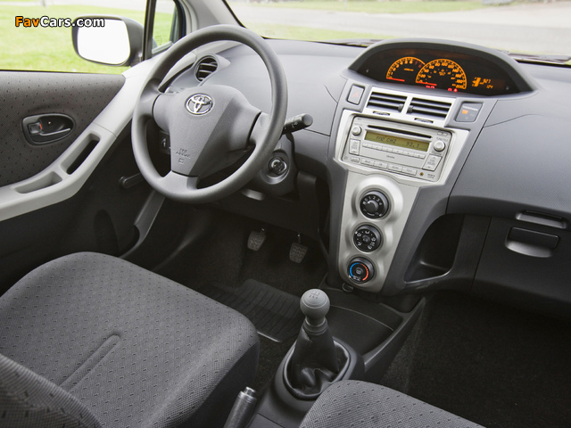Toyota Yaris RS 5-door 2008–09 pictures (640 x 480)