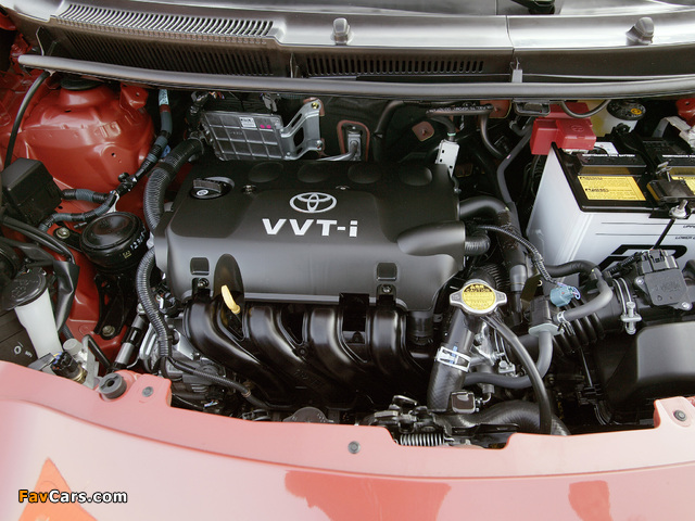 Toyota Yaris RS 5-door 2008–09 wallpapers (640 x 480)