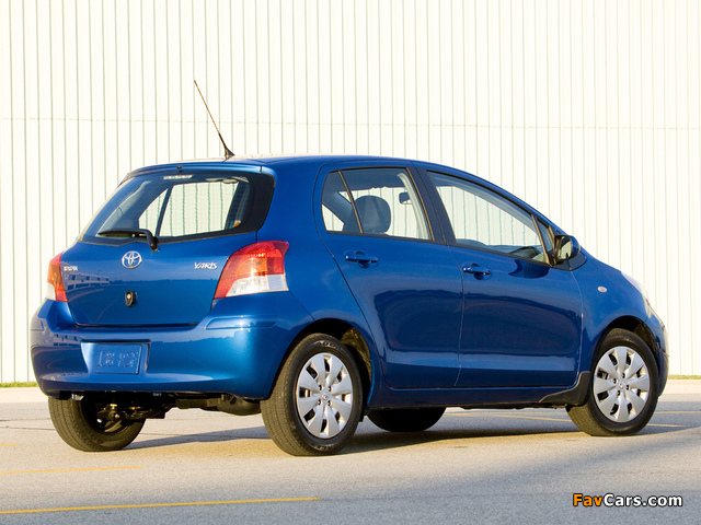 Toyota Yaris 5-door US-spec 2009–11 pictures (640 x 480)