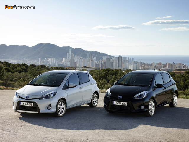 Toyota Yaris Hybrid 2012 images (640 x 480)