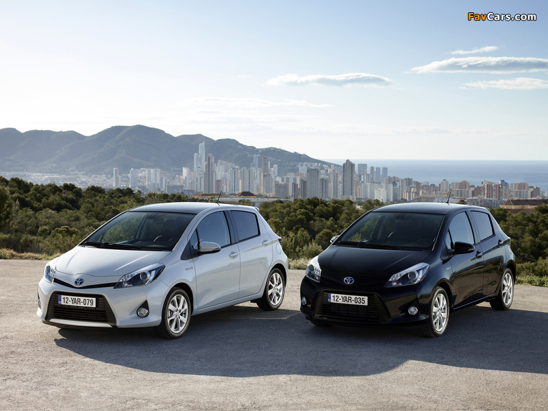 Toyota Yaris Hybrid 2012 images (800 x 600)