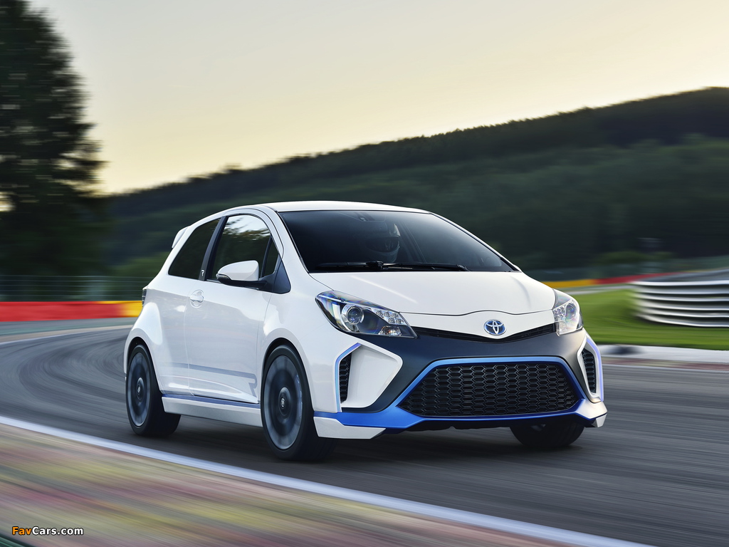 Toyota Yaris Hybrid-R Concept 2013 wallpapers (1024 x 768)