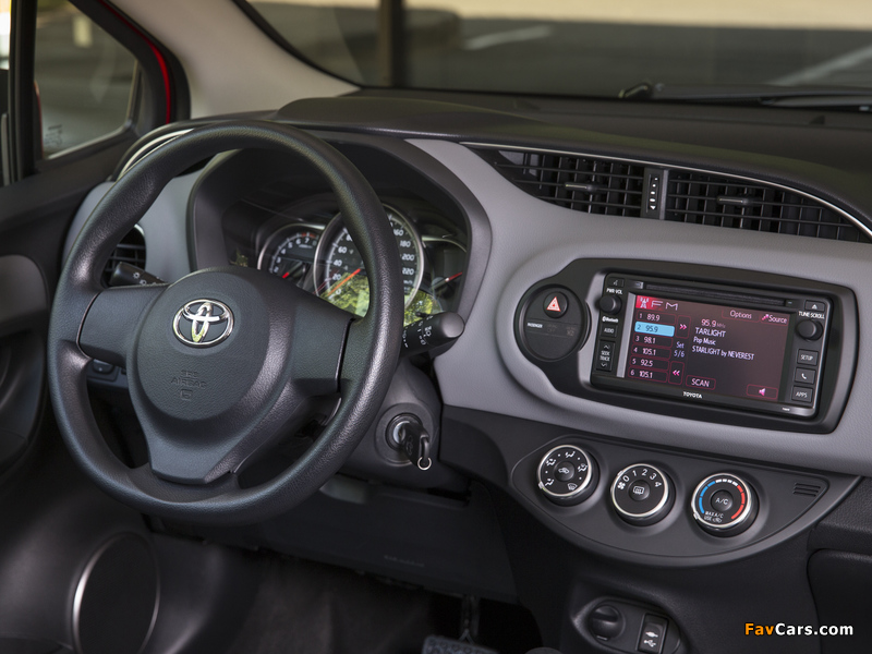 2015 Toyota Yaris LE 5-door US-spec 2014 photos (800 x 600)