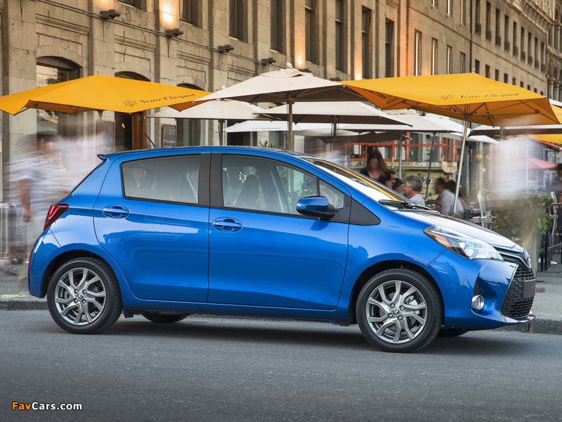 2015 Toyota Yaris SE 5-door US-spec 2014 photos (800 x 600)