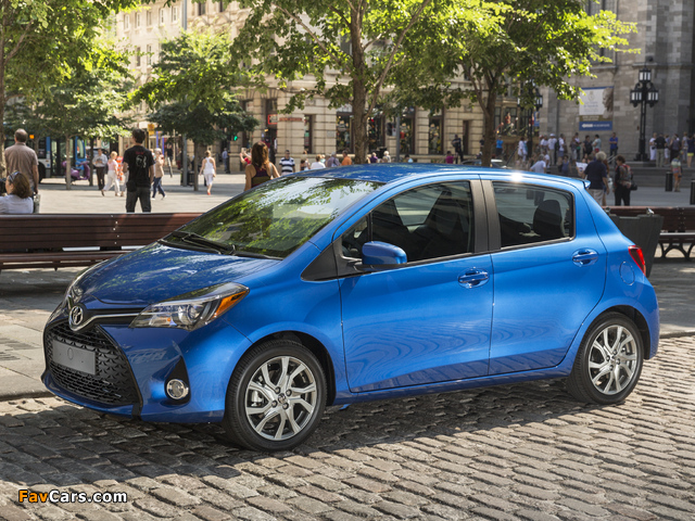 2015 Toyota Yaris SE 5-door US-spec 2014 photos (640 x 480)