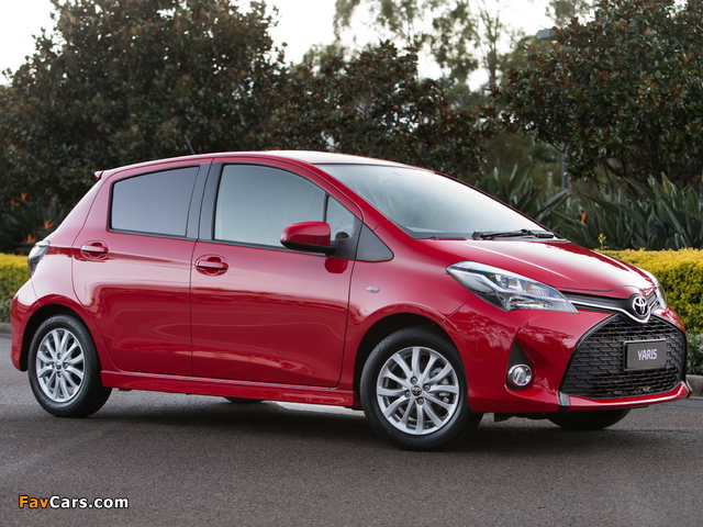 Toyota Yaris AU-spec 2014 pictures (640 x 480)