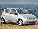 Toyota Yaris 5-door UK-spec 1999–2003 wallpapers