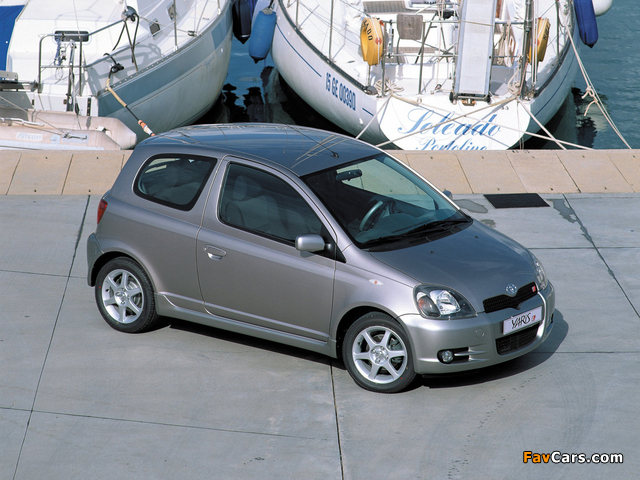 Toyota Yaris T-Sport 2001–03 wallpapers (640 x 480)