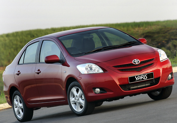 Toyota Yaris Spirit Sedan ZA-spec 2006 wallpapers